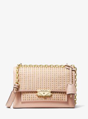 michael kors cece medium studded leather convertible shoulder bag|mk cece.